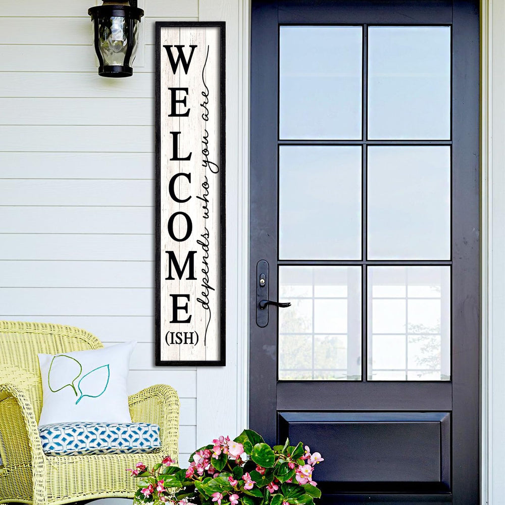 comurdyo scale comparison by a door to show 45 by 9 inch vertical size