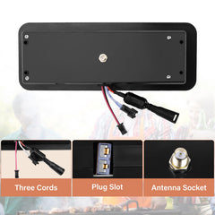 COMVIEE external antenna attached to panel improving WiFi and Bluetooth