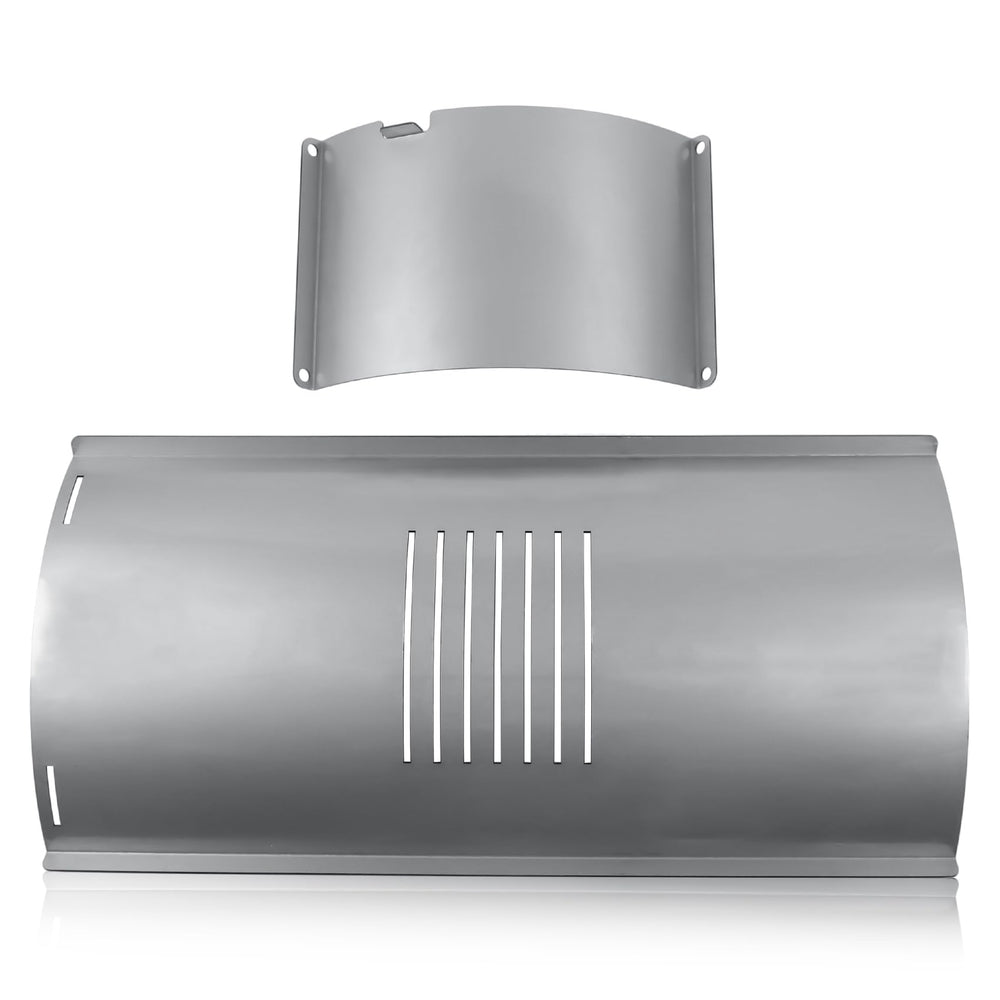 COMVIEE main plate front view showing fit and improved heat control