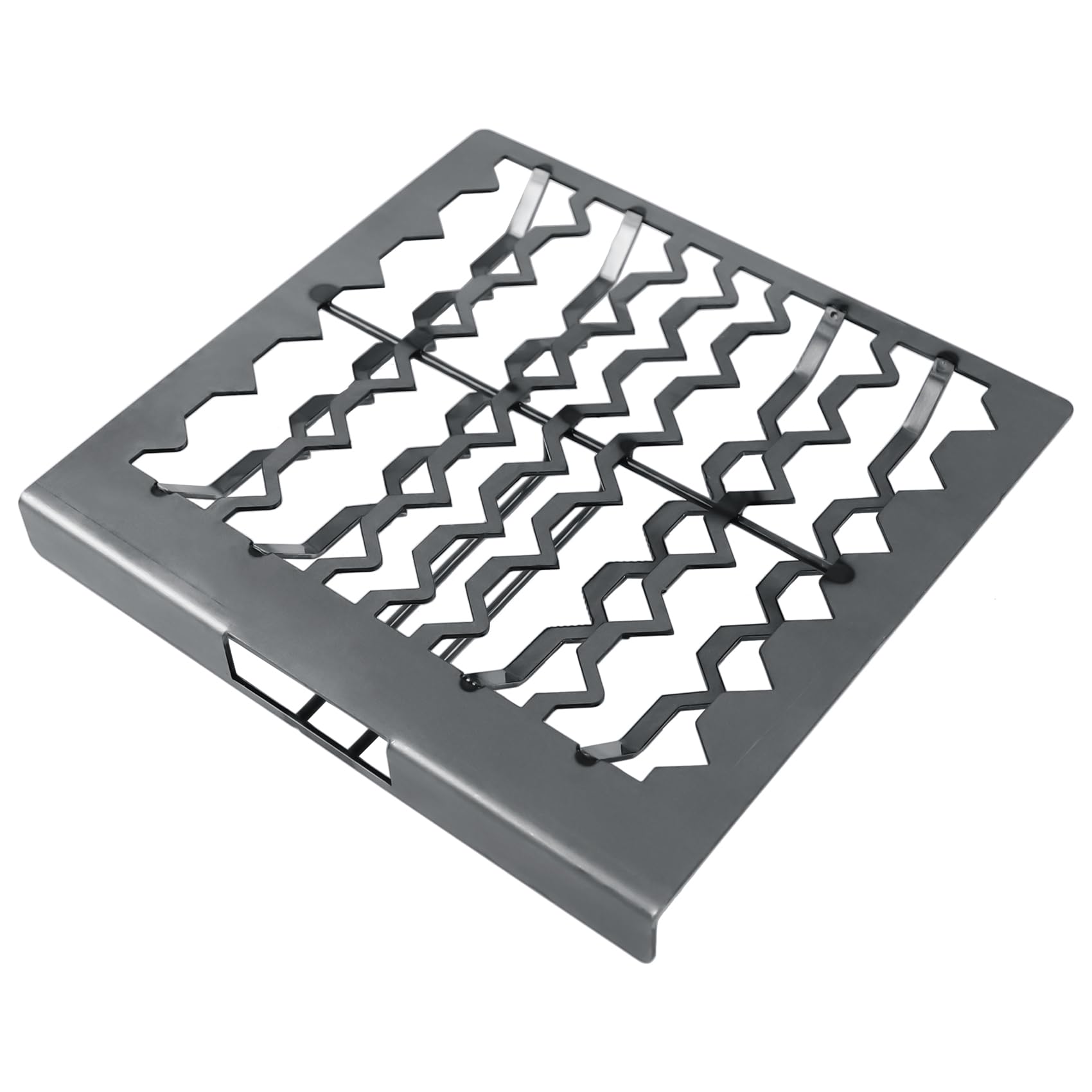 COMVIEE front view of replacement charcoal grate showing exact fit and stability