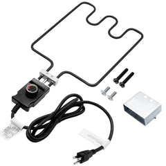 COMVIEE front view of heating element showing mounting ears and shape for reliable fit