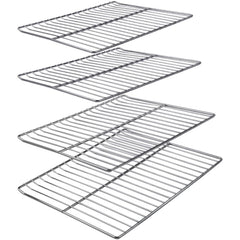 COMVIEE front view of 4-pack grates showing fit and benefit of full cooking space