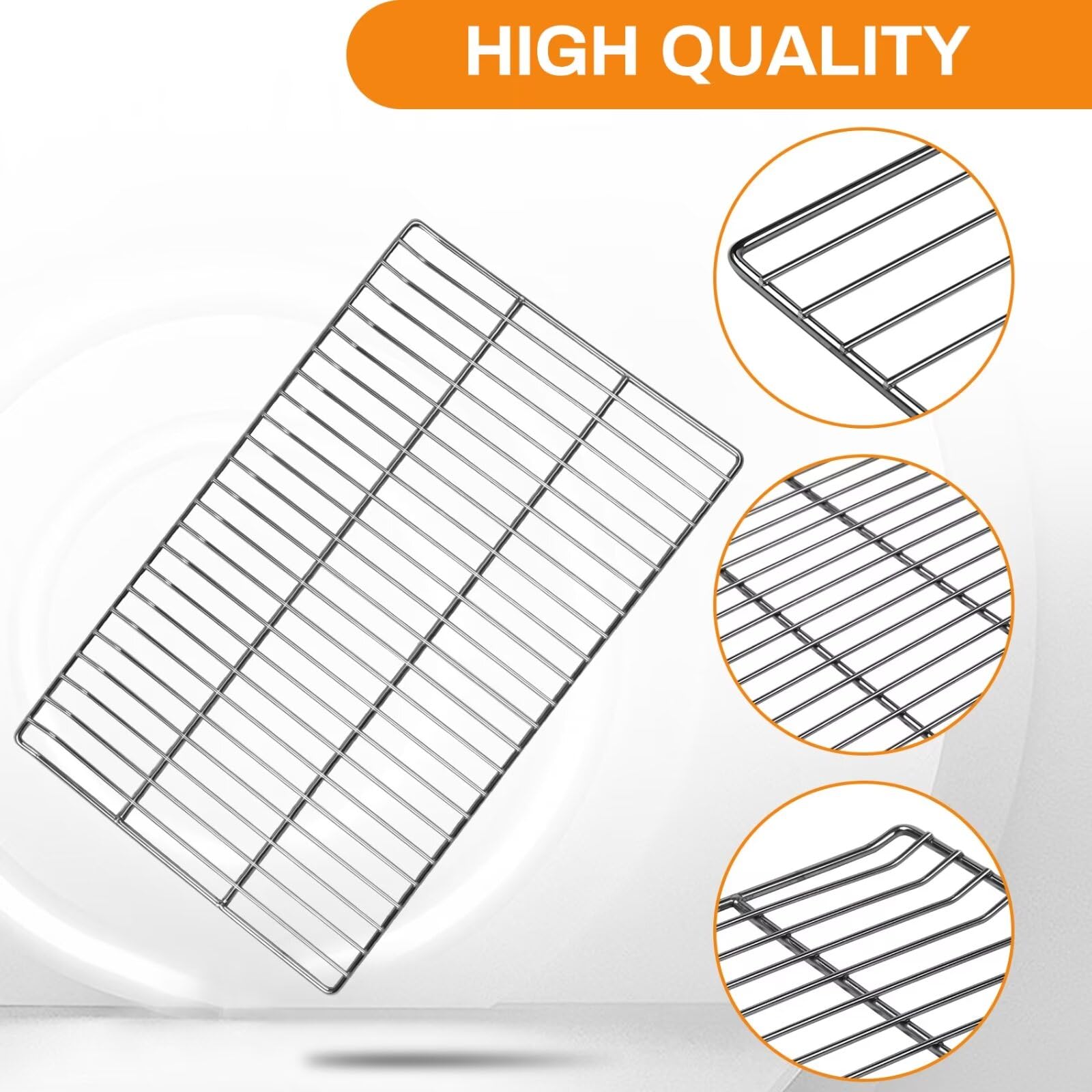 COMVIEE grate beside ruler showing 19.69 by 12.28 inch dimensions
