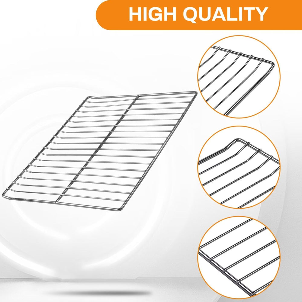 COMVIEE grate beside ruler showing 14.6 x 12.2 inch size for accurate fit