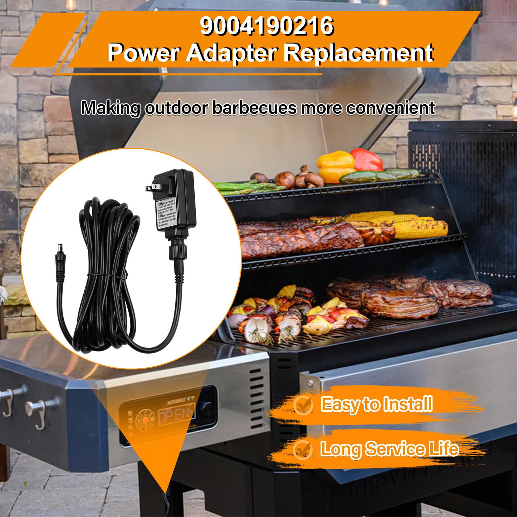 COMVIEE connected to Masterbuilt grill showing easy installation and function