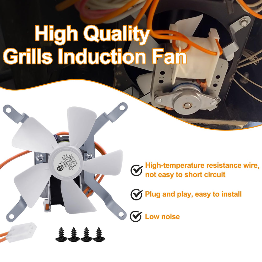 COMVIEE induction fan side profile showing better airflow and smoke