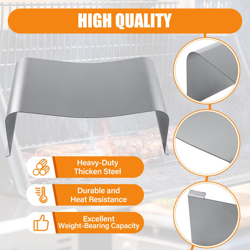 COMVIEE installed inside a Traeger grill illustrating improved heat distribution benefit