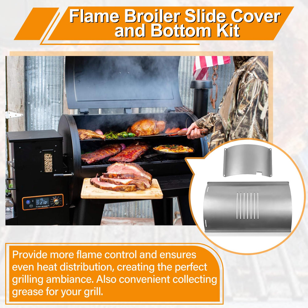 COMVIEE lifestyle backyard grill in use showing even searing and consistent results