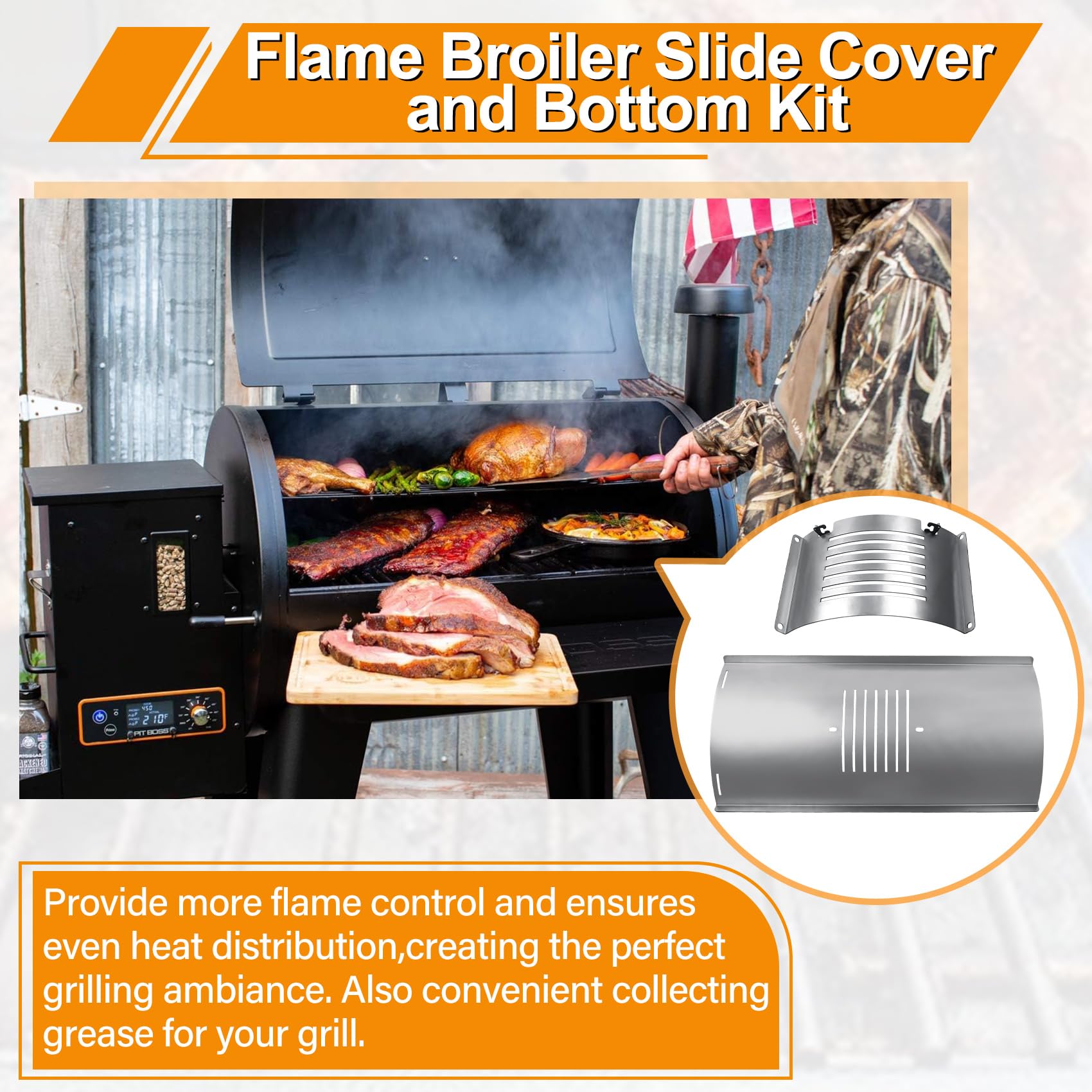COMVIEE lifestyle backyard grilling scene showing improved cooking performance benefit