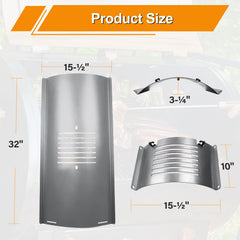 COMVIEE close-up of heavy-duty main plate steel showing durable construction benefit