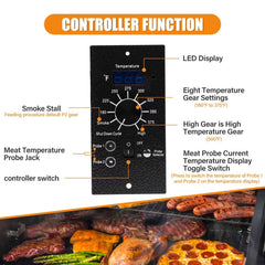 COMVIEE waterproof meat probes ready for use offering accurate internal food temperature readings