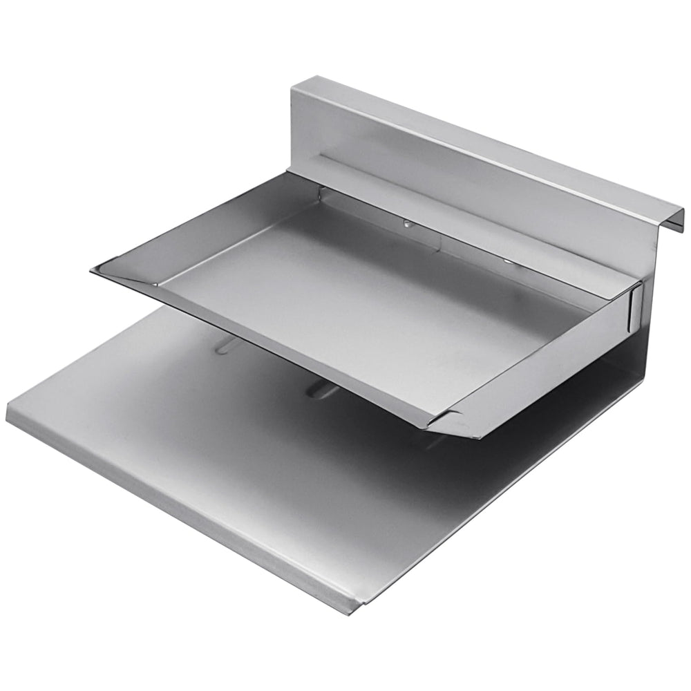 COMVIEE wood chip tray front view showing exact replacement fit and alignment