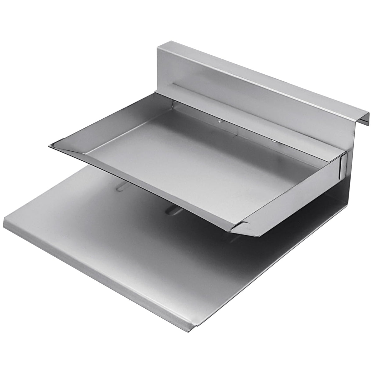 COMVIEE wood chip tray front view showing exact replacement fit and alignment