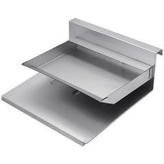 COMVIEE wood chip tray front view showing exact replacement fit and alignment