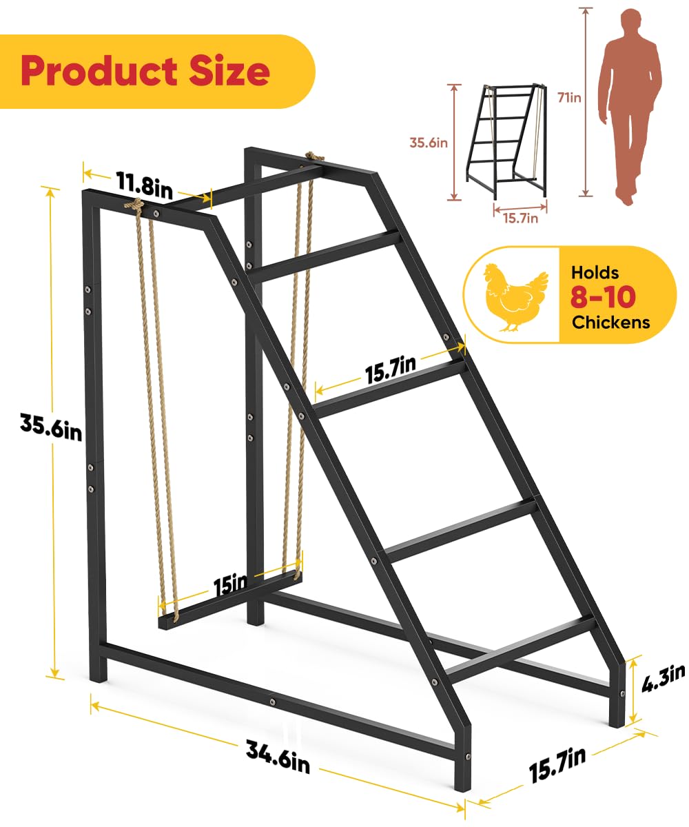 Comzinn trapezoid side view highlighting stable base and reduced wobble benefit