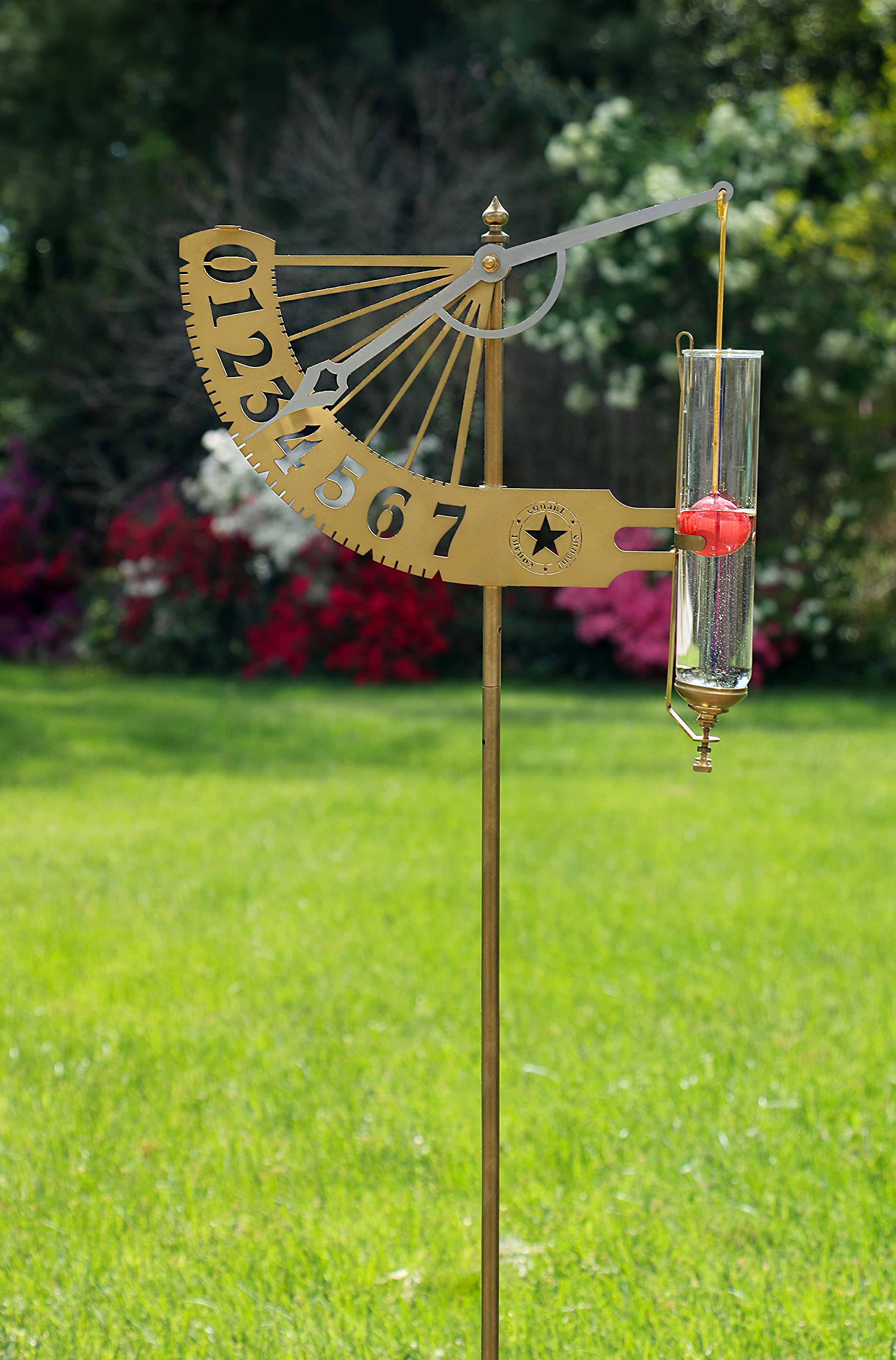 Conant pointer and scale detail showing precise red indicator for accurate readings
