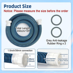 Conderyang close-up of spiral-wound EVA hose showing kink resistance