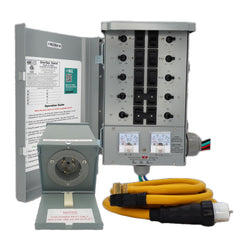 Connecticut Electric front panel showing 10 circuits and clear labeling for safer power control