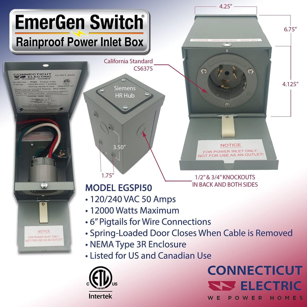 Connecticut Electric double-throw switch detail demonstrating secure isolation and safety