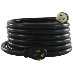 Conntek front connector showing NEMA 14-50P plug for secure generator hookup and reliable power