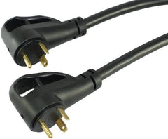 Conntek 14995 close-up of thick 10/3 and 10/4 cord gauge showing heat resistance