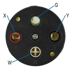 Conntek grab cord strain relief detail showing secure cord clamping to reduce pullout and improve durability