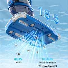 Consciot brush head detail demonstrating improved debris pickup