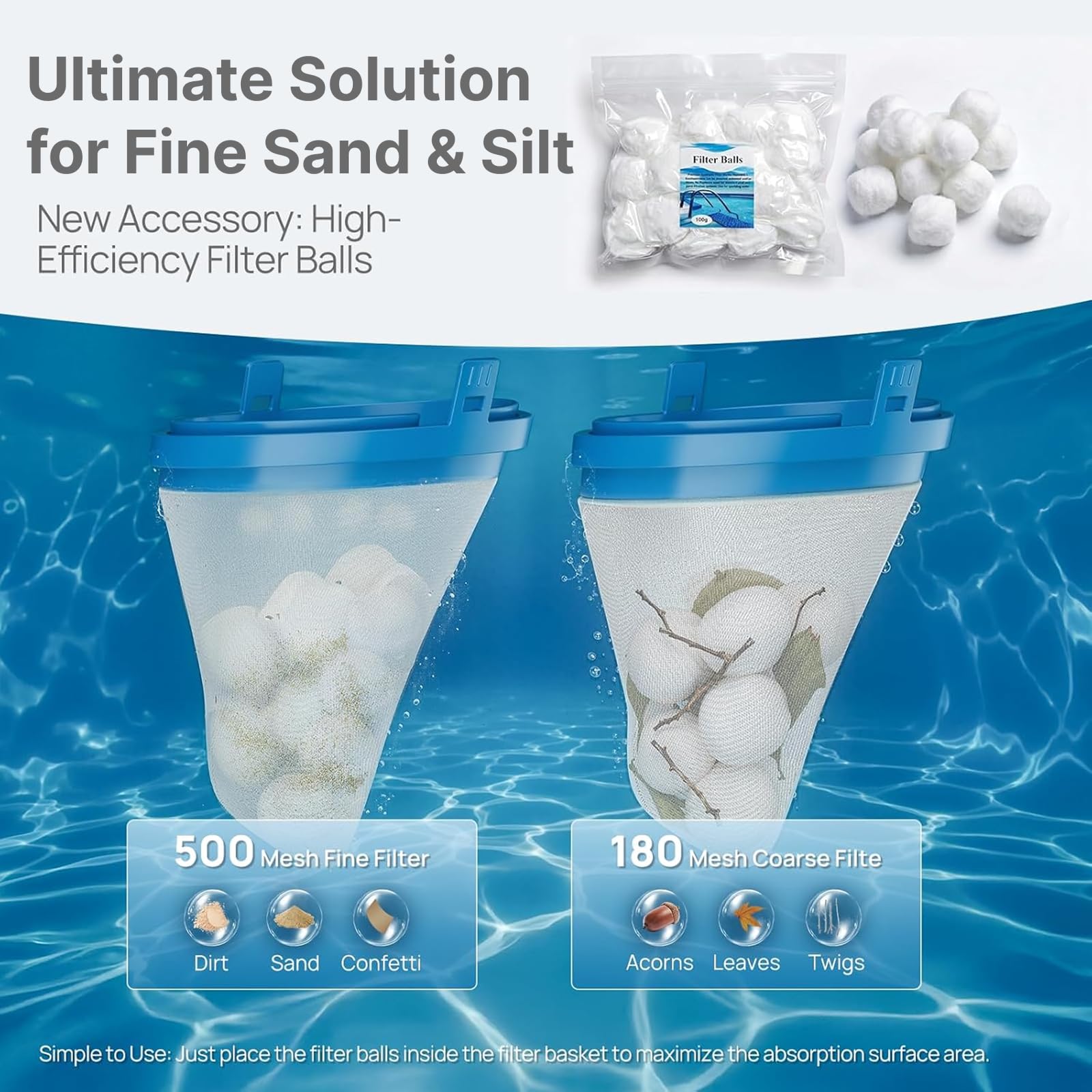 Consciot vacuum cleaning pool stairs for fast spot-cleaning convenience