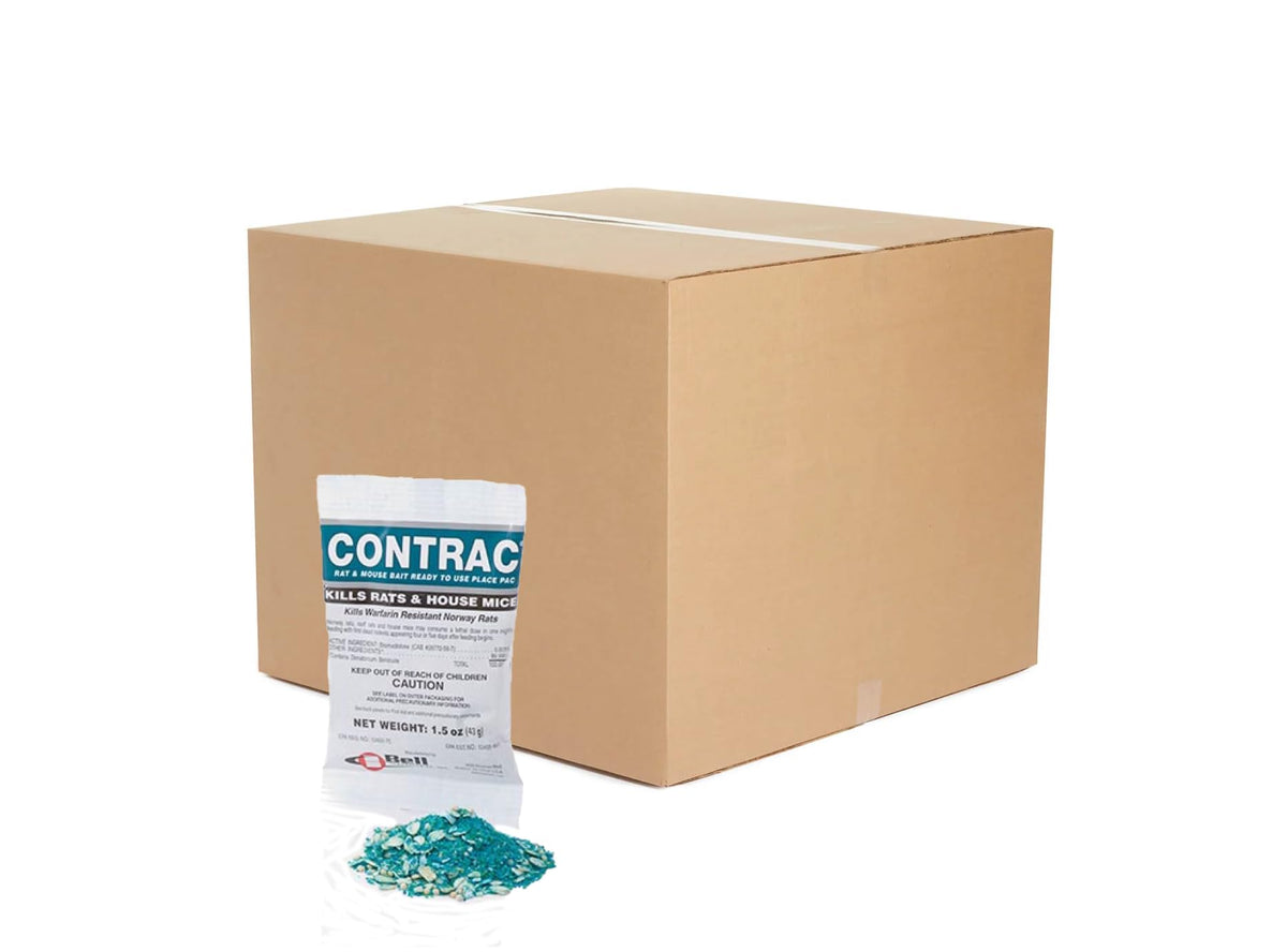 Contrac Place Packs front packaging showing product ID and sealed place pacs for consistent dosing