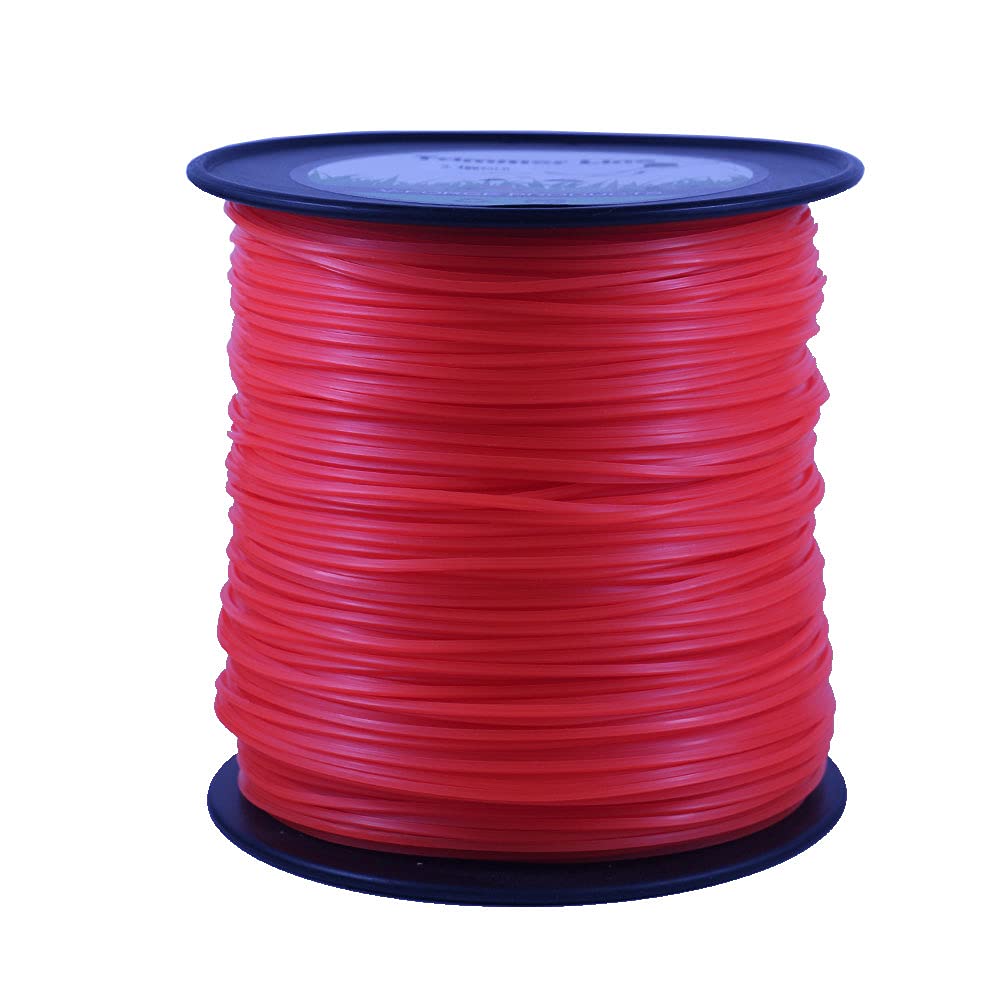 Convit front view of red .095-inch square trimmer line spool shows capacity and fit
