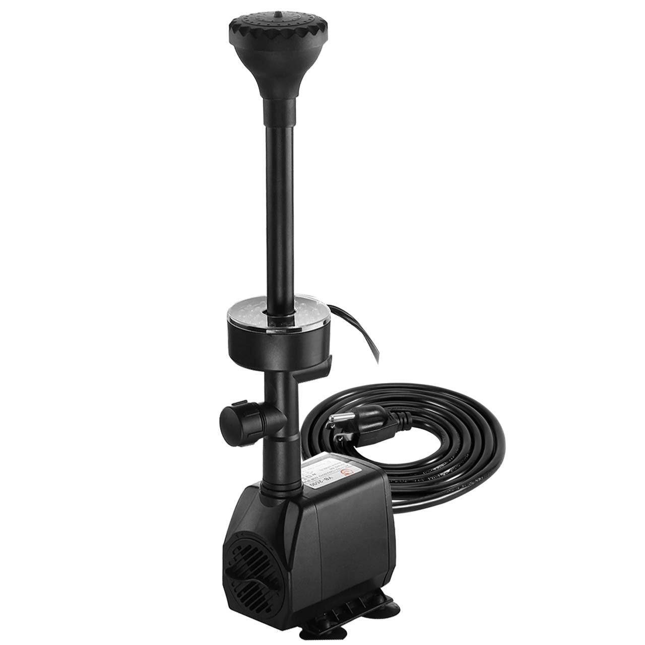 COODIA front view of pump showing compact body and outlet, highlights durability and easy placement