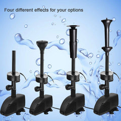 COODIA pump internal filter detail highlighting clog protection and easy cleaning