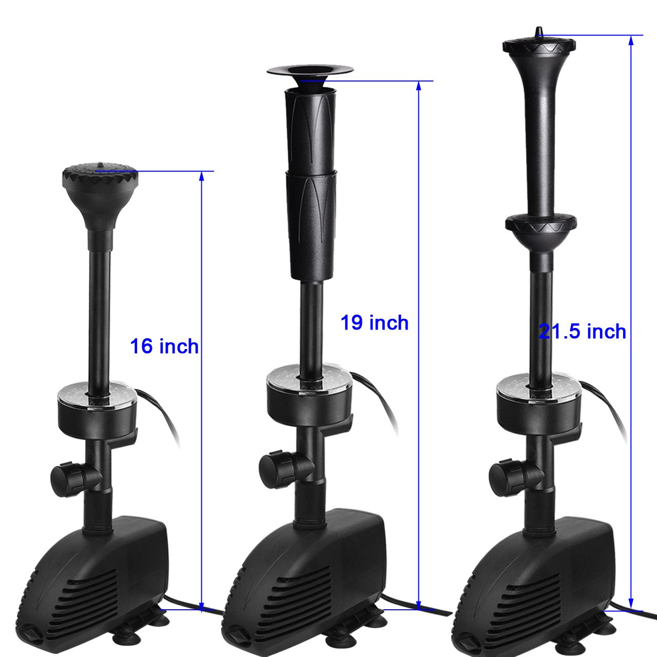 COODIA pump next to ruler for scale showing compact size and easy placement