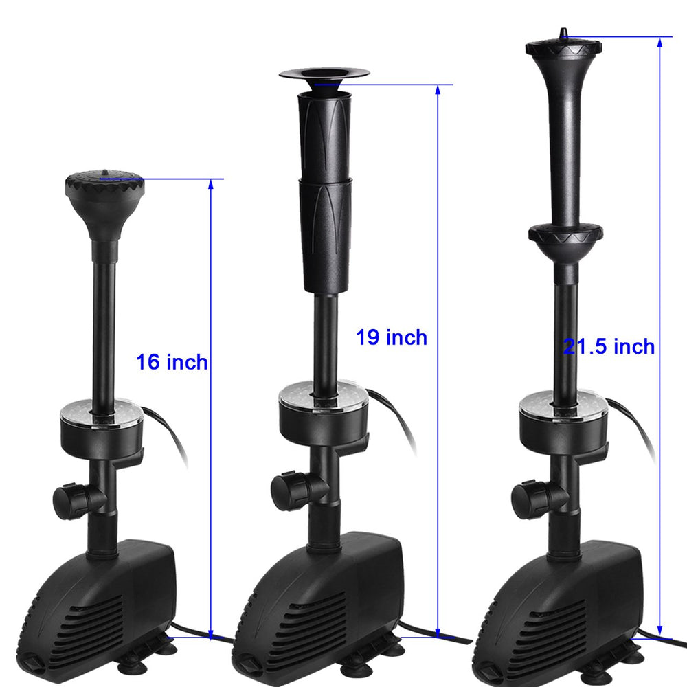 COODIA pump next to ruler for scale showing compact size and easy placement