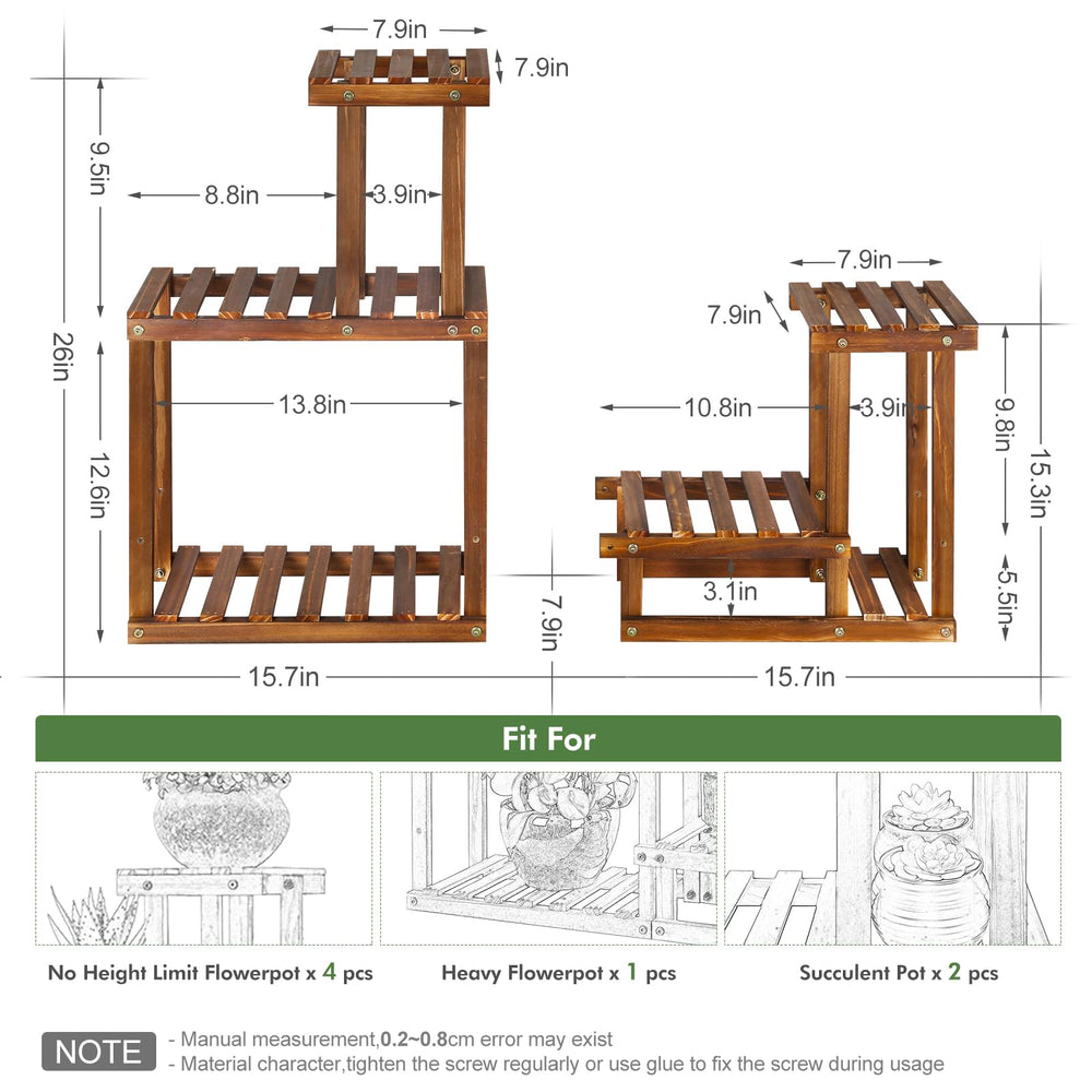 COOGOU split shelves separated to show flexible placement and easy rearrangement