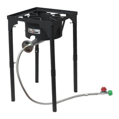 COOKAMP detachable legs set up for portability and quick outdoor assembly benefit