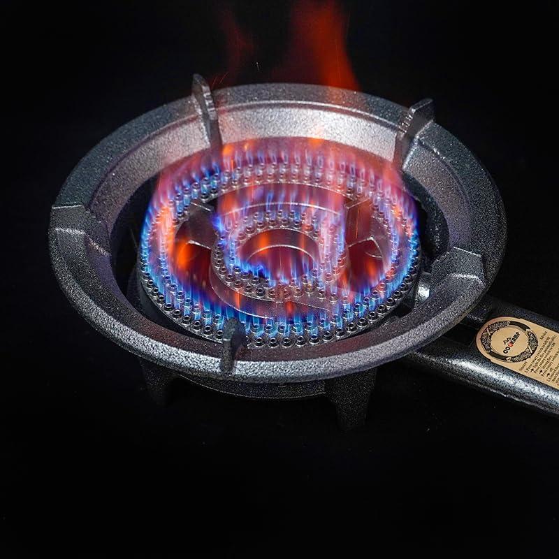 COOKAMP SH90 in use at a campsite with wok, fast high-pressure cooking