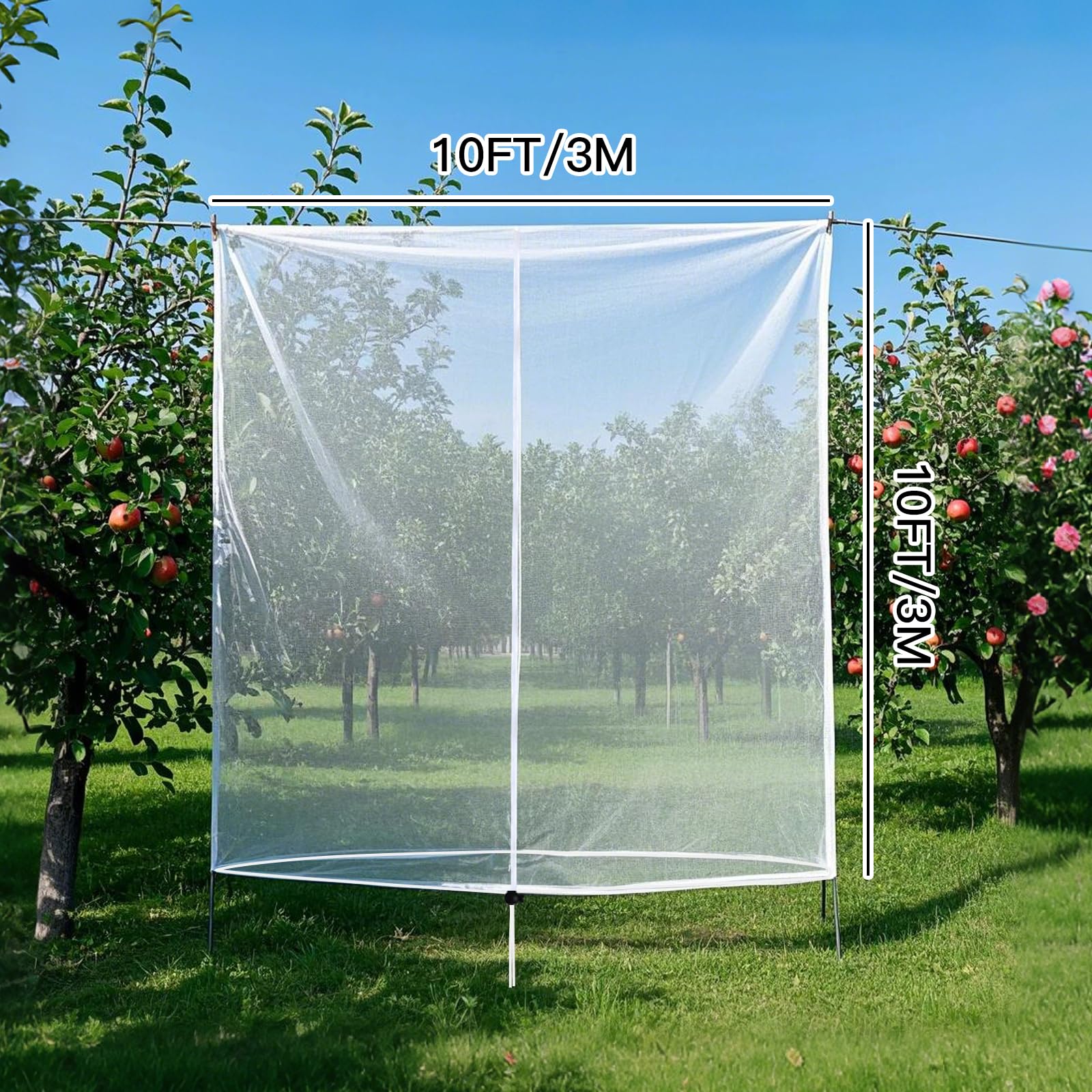 Cookmaster drawstring hem detail, secure base against wind and pests