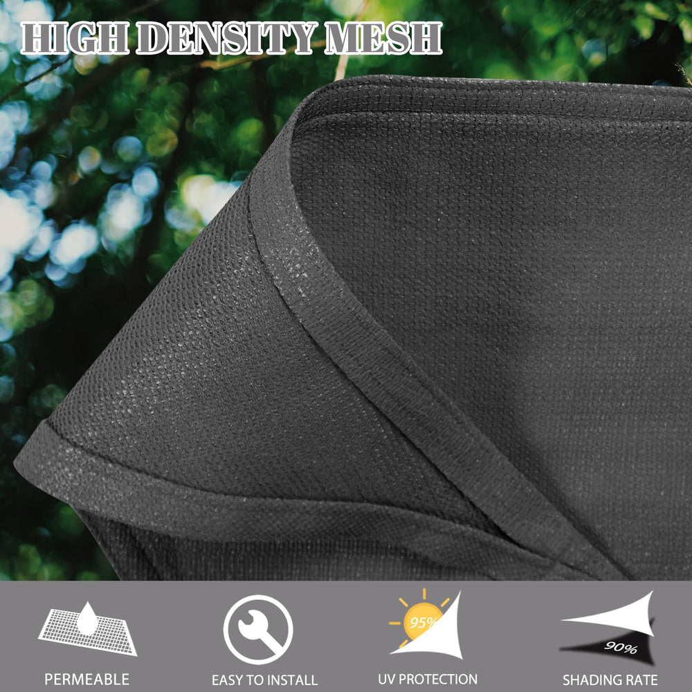 Cool Area close-up of HDPE fabric weave highlighting UV protection and airflow