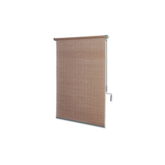 Coolaroo close-up of bamboo weave texture highlighting durable sun resistance