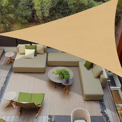 COOLBOYS front view of rectangular shade sail showing full coverage and clean lines