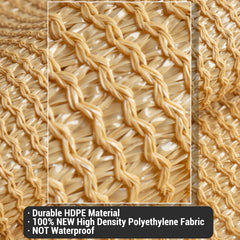 COOLBOYS close-up of sand PES fabric texture highlighting durability and breathability