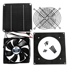 coolerguys close-up of fan blades and padded corner, quiet efficient airflow
