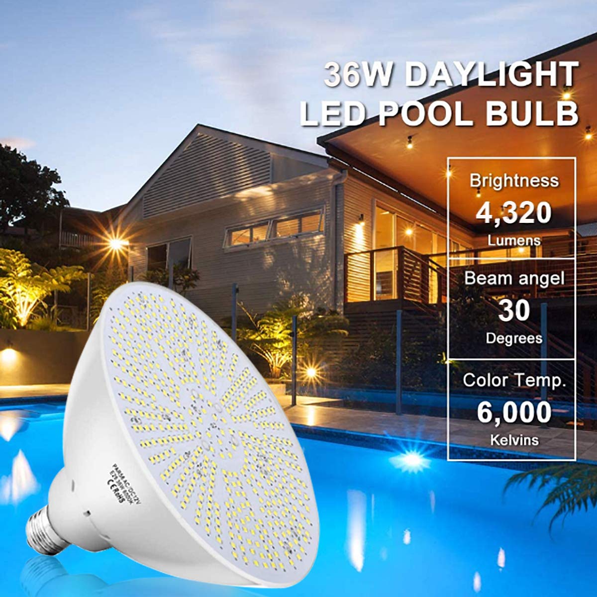 COOLWEST bulb next to ruler showing size for accurate compatibility check