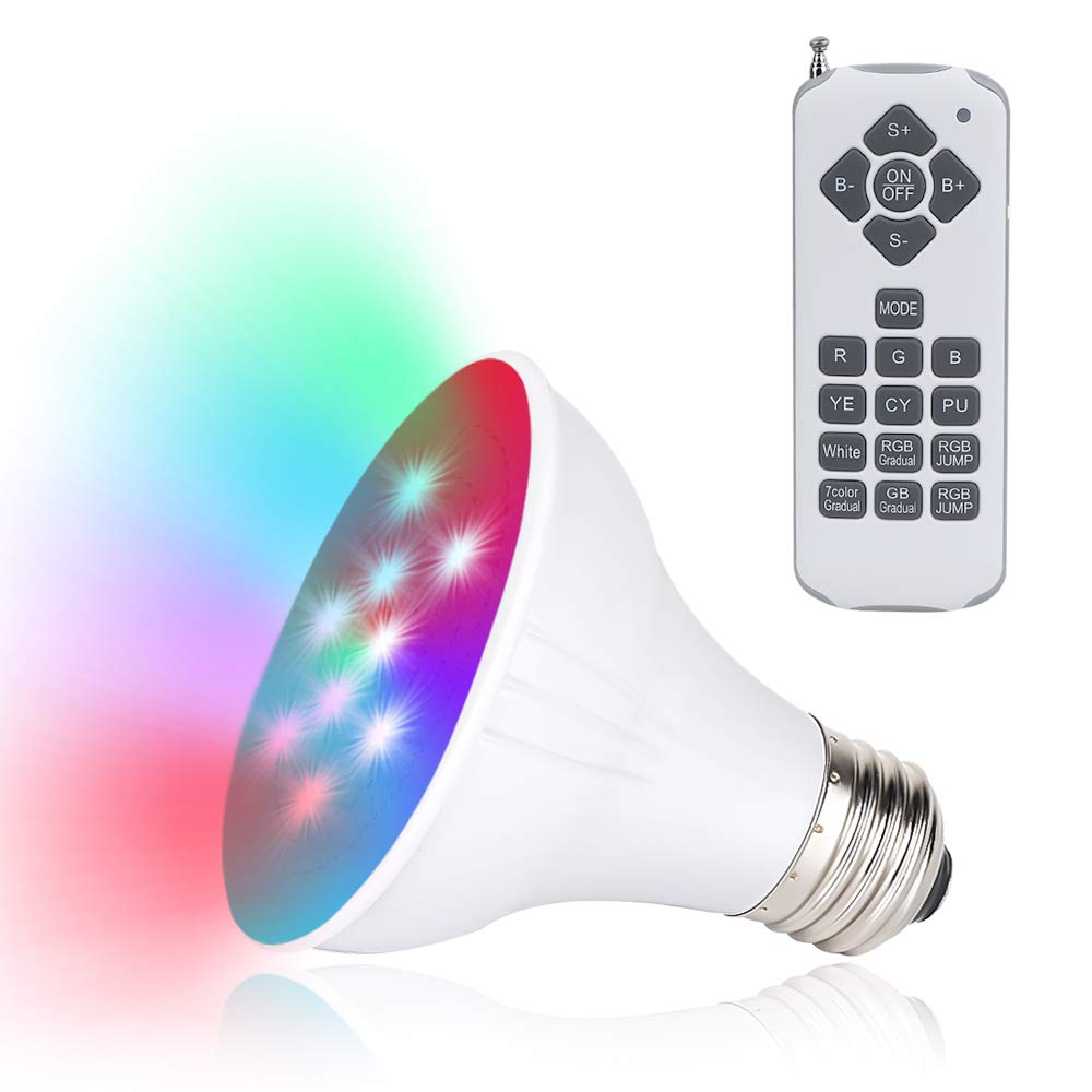 COOLWEST front view of bulb showing E26 base and bright output benefit