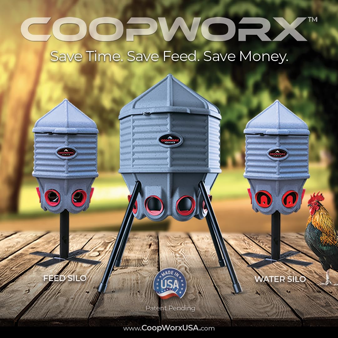 CoopWorx feed ports detail with soft-touch edges for comfortable feeding