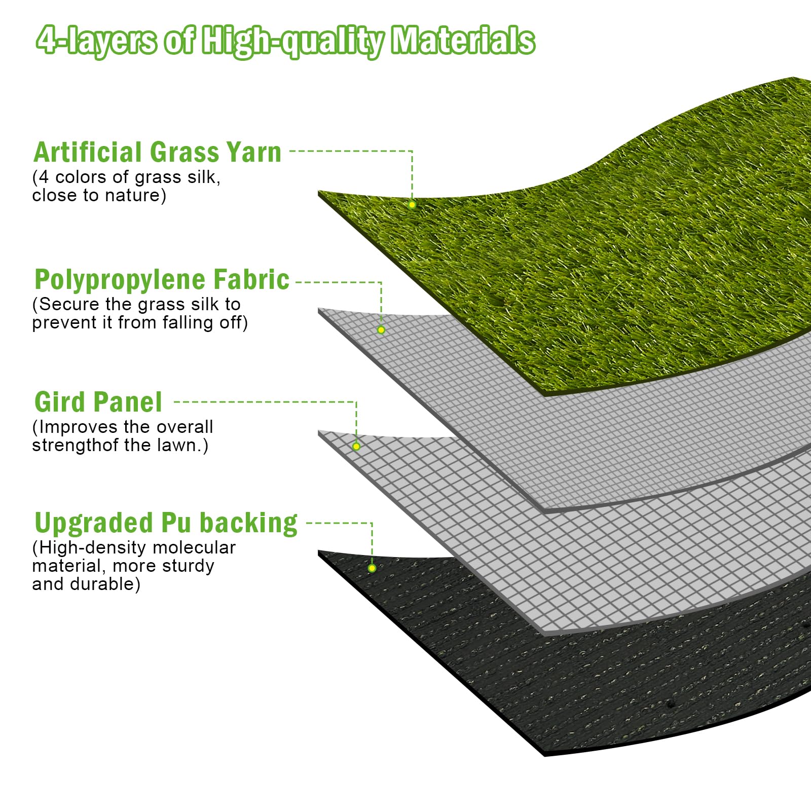 CooRug installed on balcony for durable green surface and low maintenance