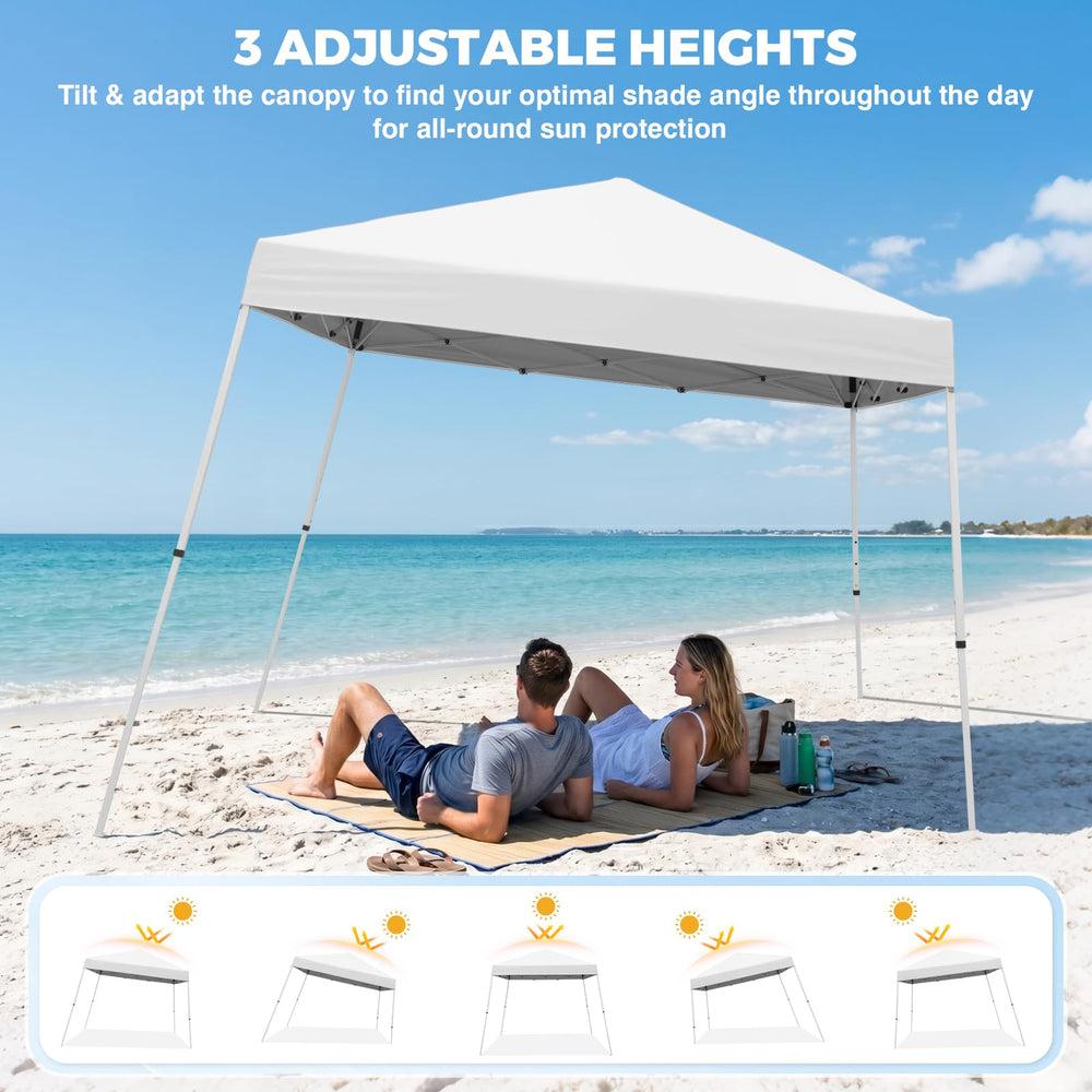 COOS BAY canopy at beach offering portable sun protection