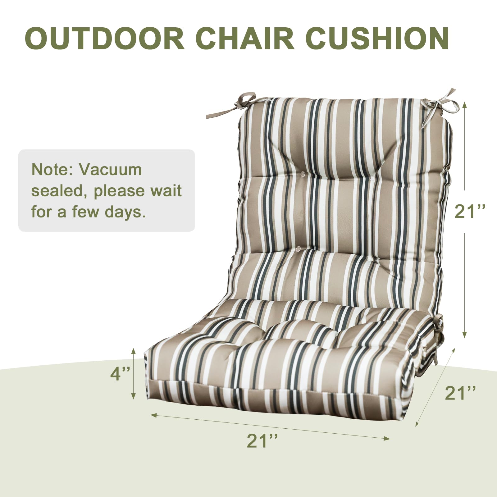 COOS BAY side profile showing 4 inch thickness for visible comfort support