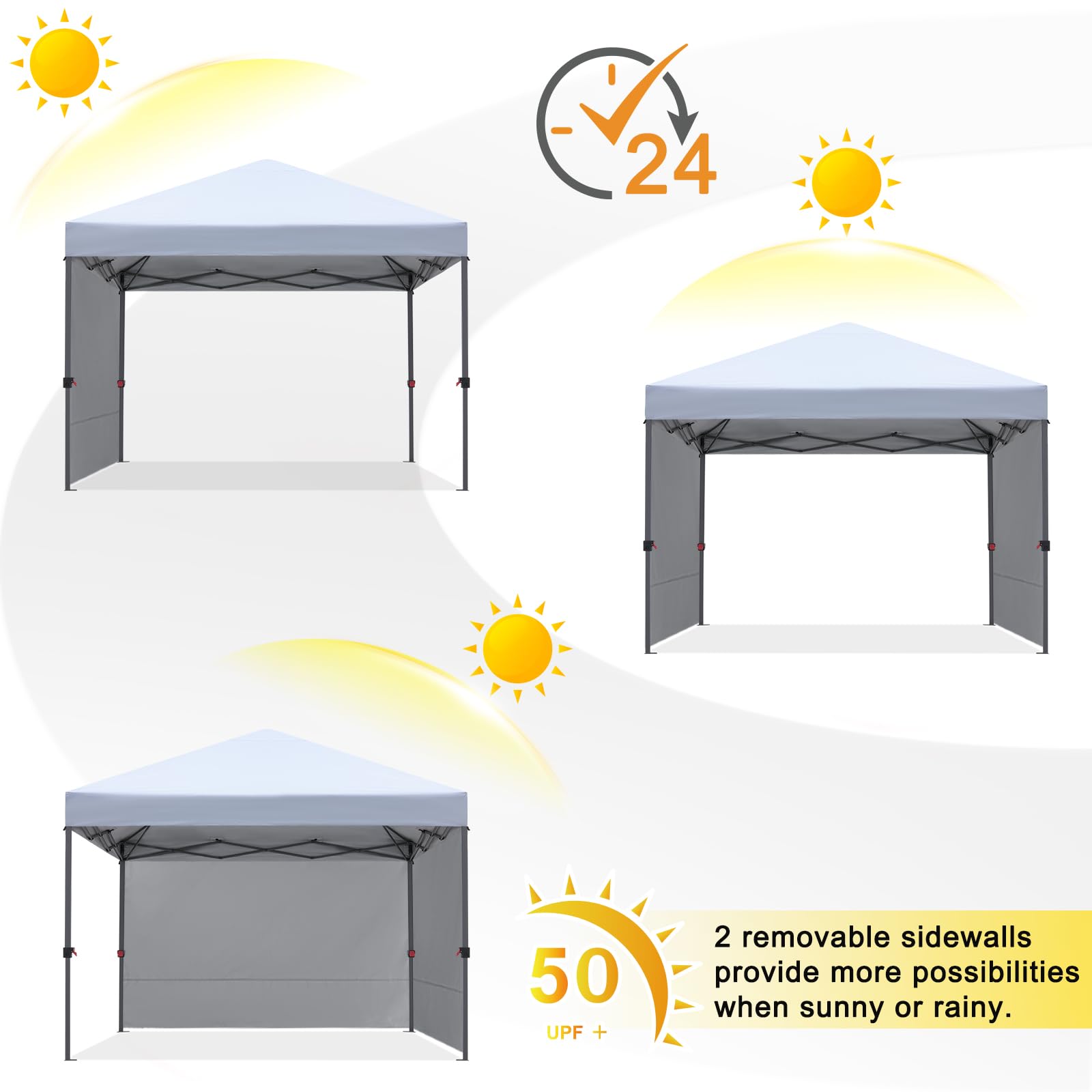 COOSHADE fabric silver coating close-up showing UV-reflective surface